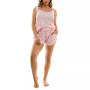 Women's 2-Pc. Printed Ruffled Short Pajamas Set