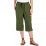 Petite Solid Quinn Cotton Capri Pants, Created for Macy's