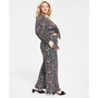 Plus Size Pull-On Smocked-Waist Wide-Leg Pants, Created for Macy's
