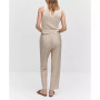 Women's Flowy Straight-Fit Bow Detail Trousers