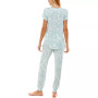 V-Neck T-Shirt & Jogger Pants Pajama Set