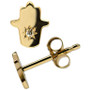 Jac+Jo by Anzie Diamond Accent Hamsa Hand Stud Earrings in 14k Gold