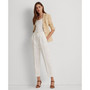 Women's Linen-Blend Twill Ankle Pants