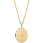 Diamond Accent Locket Pendant Necklace in 14k Gold-Plate Over Sterling Silver, 18"