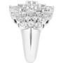 Diamond Cluster Statement Ring (5 ct. t.w.) in 14k White Gold