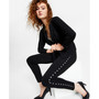 Petite Side-Studded Stretch Leggings, Created for Macy's