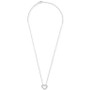 Diamond Heart Pendant Necklace (1/4 ct. t.w.) in Platinum, 18" + 2" extender, Created for Macy's