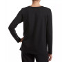 Plus Size Solid Long Sleeve Lounge T-Shirt
