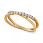 Diamond Crisscross Ring (1/5 ct. t.w.)