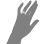 Diamond Star Wedding Band (1/6 ct. t.w.) in 18k White Gold, Gold or Rose Gold, Created for Macy's