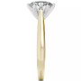 Moissanite Solitaire Engagement Ring 1-1/2 ct. t.w. Diamond Equivalent in 14k White Gold or 14k Yellow Gold