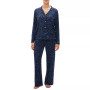 Women's 2-Pc. Notched-Collar Long-Sleeve Pajamas Set