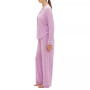Women's 2-Pc. Notched-Collar Long-Sleeve Pajamas Set