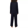 Women's 2-Pc. Notched-Collar Long-Sleeve Pajamas Set
