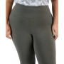 Plus Size High Rise Pull-On Bootcut Leggings, Created for Macy's