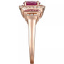 Sapphire (1 ct. t.w.) and Diamond (1/5 ct. t.w.) Ring in 14k Gold (Also available in Emerald and Ruby)