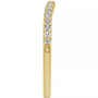 Diamond Curved Band (1/6 ct. t.w.) in 14k Gold