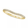 Diamond Curved Band (1/6 ct. t.w.) in 14k Gold