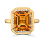 EFFY® Citrine (5-3/4 ct. t.w.) & Diamond (1/6 ct. t.w.) Statement Ring in 14k Gold