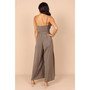 Womens Laroy Wide Leg Split Jumpsuit
