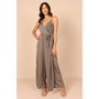 Womens Laroy Wide Leg Split Jumpsuit