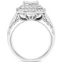 Diamond Princess Quad Cluster Halo Ring (2 ct. t.w.) in 14k White Gold