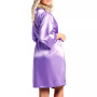 Women's Marina Lux 3/4 Sleeve Satin Lingerie Robe