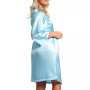 Women's Marina Lux 3/4 Sleeve Satin Lingerie Robe