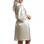 Women's Marina Lux 3/4 Sleeve Satin Lingerie Robe