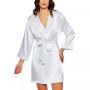 Women's Marina Lux 3/4 Sleeve Satin Lingerie Robe
