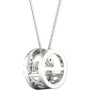 Diamond Halo 18" Pendant Necklace (1/4 ct. t.w.) in 10k White Gold