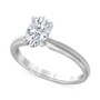 Diamond Oval-Cut Solitaire Engagement Ring (1 ct. t.w.) in 14k White Gold