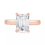 Certified Lab Grown Emerald-Cut Solitaire Engagement Ring (3 ct. t.w.) in 14k Gold