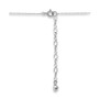 Crystal Star Fish Sterling Silver Necklace