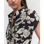 Women's Tie Detail Floral-Print Jumpsuit