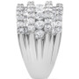 Diamond Multirow Statement Ring (3 ct. t.w.) in 14k White Gold
