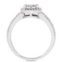 Cushion-Cut Diamond Promise Ring (1/4 ct. t.w.) in Sterling Silver