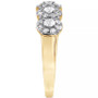 Diamond Halo Cluster Band (1 ct. t.w.) in 14k Gold