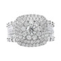 EFFY® Diamond Halo Cluster Ring (2-1/5 ct. t.w.) in 14k White Gold