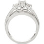 Diamond Two-Level Engagement Ring (2 ct. t.w.) in 14k White Gold