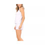 Women's Lace Trim V-Neck Tank and Shorts  2 Piece Pajama Set