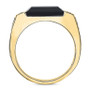 EFFY® Men's Black Onyx & Diamond (5/8 ct. t.w.) Ring in 14k Gold