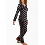 Women's Tobey Button Down Modal Pajama Pant Set with Pink Contrast Trim, 2 Piece