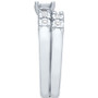Diamond Bridal Set (1/5 ct. t.w.) in Sterling Silver
