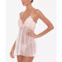 Bellflower Babydoll Chemise 2pc Lingerie Set