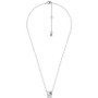Sterling Silver Mixed Stone Pendant Necklace