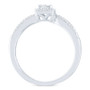Diamond Cluster Promise Ring (1/6 ct. t.w.) in Sterling Silver