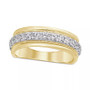 Men's Diamond Milgrain Bead Band (1 ct. t.w.) in 10k Gold