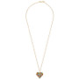 Multi-Gemstone Pavé Heart 18" Pendant Necklace (2 ct. t.w.) in 14k Gold-Plated Sterling Silver