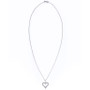 Diamond 1/10 ct. t.w. Heart Miracle Plate Pendant Necklace in Sterling Silver
